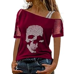 Shirts women skull for sale  Delivered anywhere in UK