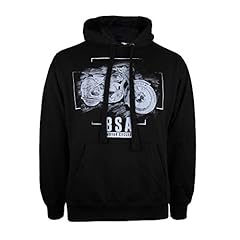 BSA Motorcycles Men's Chalk Hoodie, Black, M UK, used for sale  Delivered anywhere in UK