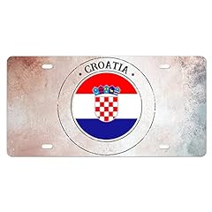 Croatia flag license for sale  Delivered anywhere in USA 