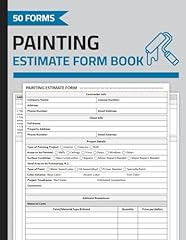 Painting estimate form for sale  Delivered anywhere in USA 