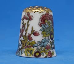 Porcelain China Collectible Thimble Gold Top Indian for sale  Delivered anywhere in UK