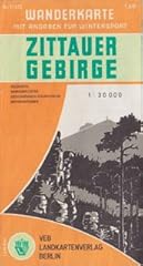 Zittauer gebirge wanderkarte gebraucht kaufen  Wird an jeden Ort in Deutschland