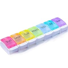 Pill Boxes 7 Day Portable Storage Box Weekly Organizer for sale  Delivered anywhere in UK
