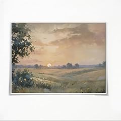 Vintage sunset landscape for sale  Delivered anywhere in USA 