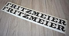 Fritzmeier aufkleber verdeck gebraucht kaufen  Wird an jeden Ort in Deutschland