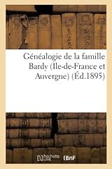 Généalogie famille bardy d'occasion  Livré partout en France
