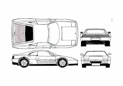 Photo blueprint ferrari for sale  Delivered anywhere in UK