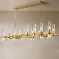 Gold linear chandeliers for sale  Delivered anywhere in USA 