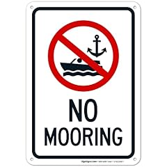 Mooring sign 10x7 for sale  Delivered anywhere in USA 