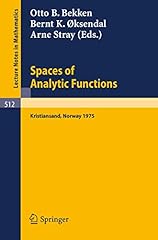 Spaces analytic functions usato  Spedito ovunque in Italia 