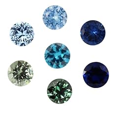 Round brilliant blue for sale  Delivered anywhere in USA 