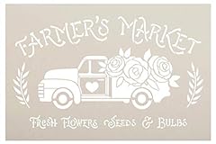 Farmer market stencil for sale  Delivered anywhere in USA 