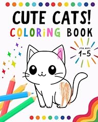 Cute cats coloring for sale  Delivered anywhere in UK
