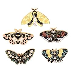 5pcs butterfly enamel for sale  Delivered anywhere in UK
