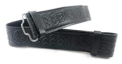 Black leather scottish for sale  Delivered anywhere in USA 