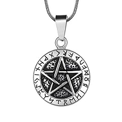 Hipunk pentagram brisingamen for sale  Delivered anywhere in UK