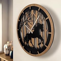 Horse wall clock for sale  Delivered anywhere in USA 