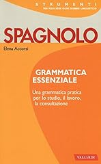 Spagnolo. grammatica essenzial usato  Spedito ovunque in Italia 