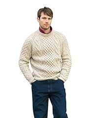 Handknit mens aran for sale  Delivered anywhere in UK