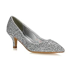 Womens glitter pointed for sale  Delivered anywhere in UK