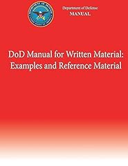 Dod manual written for sale  Delivered anywhere in USA 