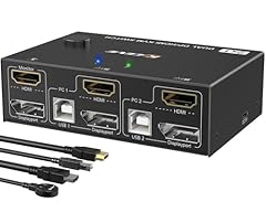 Hdmi displayport switch usato  Spedito ovunque in Italia 