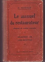 Heyraud. manuel restaurateur. d'occasion  Livré partout en France