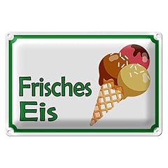 Blechschild frisches eis gebraucht kaufen  Wird an jeden Ort in Deutschland