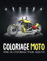 Coloriage moto livre d'occasion  Livré partout en France