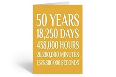 50th anniversary card for sale  Delivered anywhere in UK