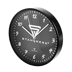 Stahlwerk wanduhr schwarze gebraucht kaufen  Wird an jeden Ort in Deutschland