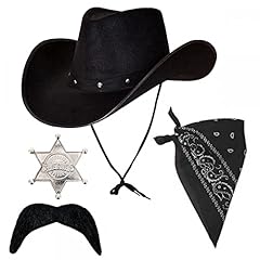 Texan cowboy black for sale  Delivered anywhere in UK