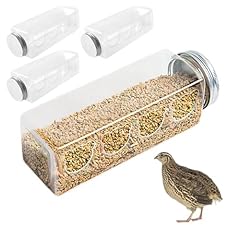4pcs quail feeder for sale  Delivered anywhere in UK