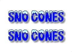 Sno cones decals for sale  Delivered anywhere in USA 