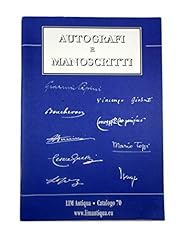 Autografi manoscritti lim usato  Spedito ovunque in Italia 
