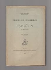 Ordres apostilles napoléon d'occasion  Livré partout en France