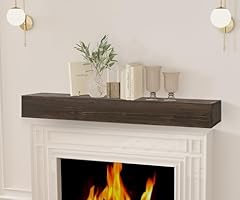 Rustic wood fireplace for sale  Delivered anywhere in USA 