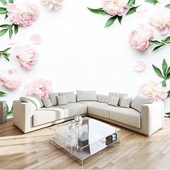 Flowers mural pink for sale  Delivered anywhere in UK