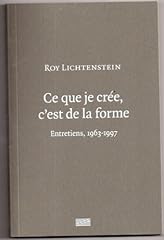 Roy lichtenstein cree d'occasion  Livré partout en France