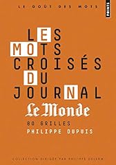 Mots croisés journal d'occasion  Livré partout en Belgiqu