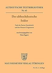 Althochdeutsche isidor pariser gebraucht kaufen  Wird an jeden Ort in Deutschland