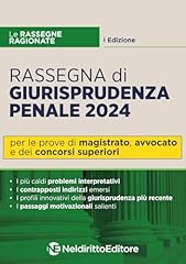 Rassegna giurisprudenza penale usato  Spedito ovunque in Italia 