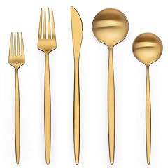 Piece gold silverware for sale  Delivered anywhere in USA 