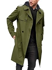 Pretifeel mens trench for sale  Delivered anywhere in UK