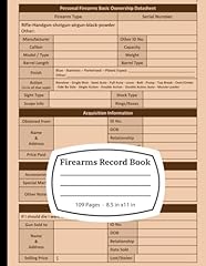 Firearms record book for sale  Delivered anywhere in USA 