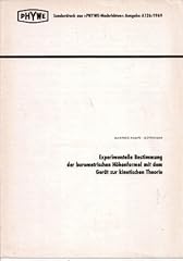 Experimentelle bestimmung baro gebraucht kaufen  Wird an jeden Ort in Deutschland