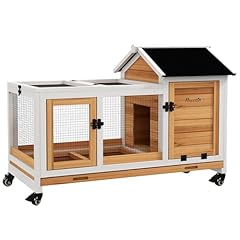 Pawhut wooden rabbit for sale  Delivered anywhere in UK
