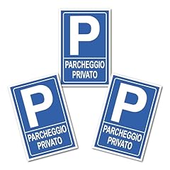 Set cartelli parcheggio usato  Spedito ovunque in Italia 