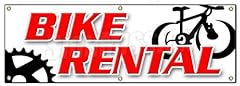Bike rental banner for sale  Delivered anywhere in USA 