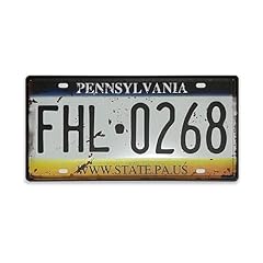 Retro pennsylvania license for sale  Delivered anywhere in USA 